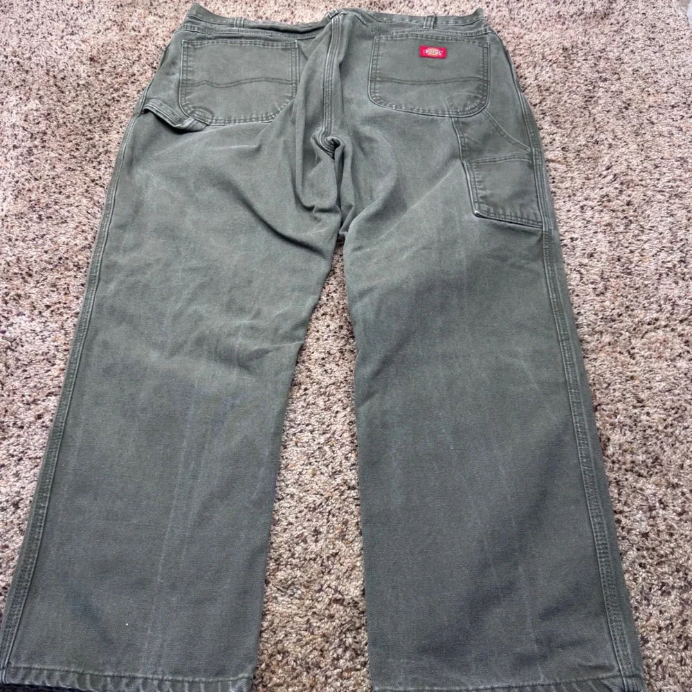 Dickies Carpenter Pants‎ Dark Green Mens 40x30 Work Utility Relaxed Fit